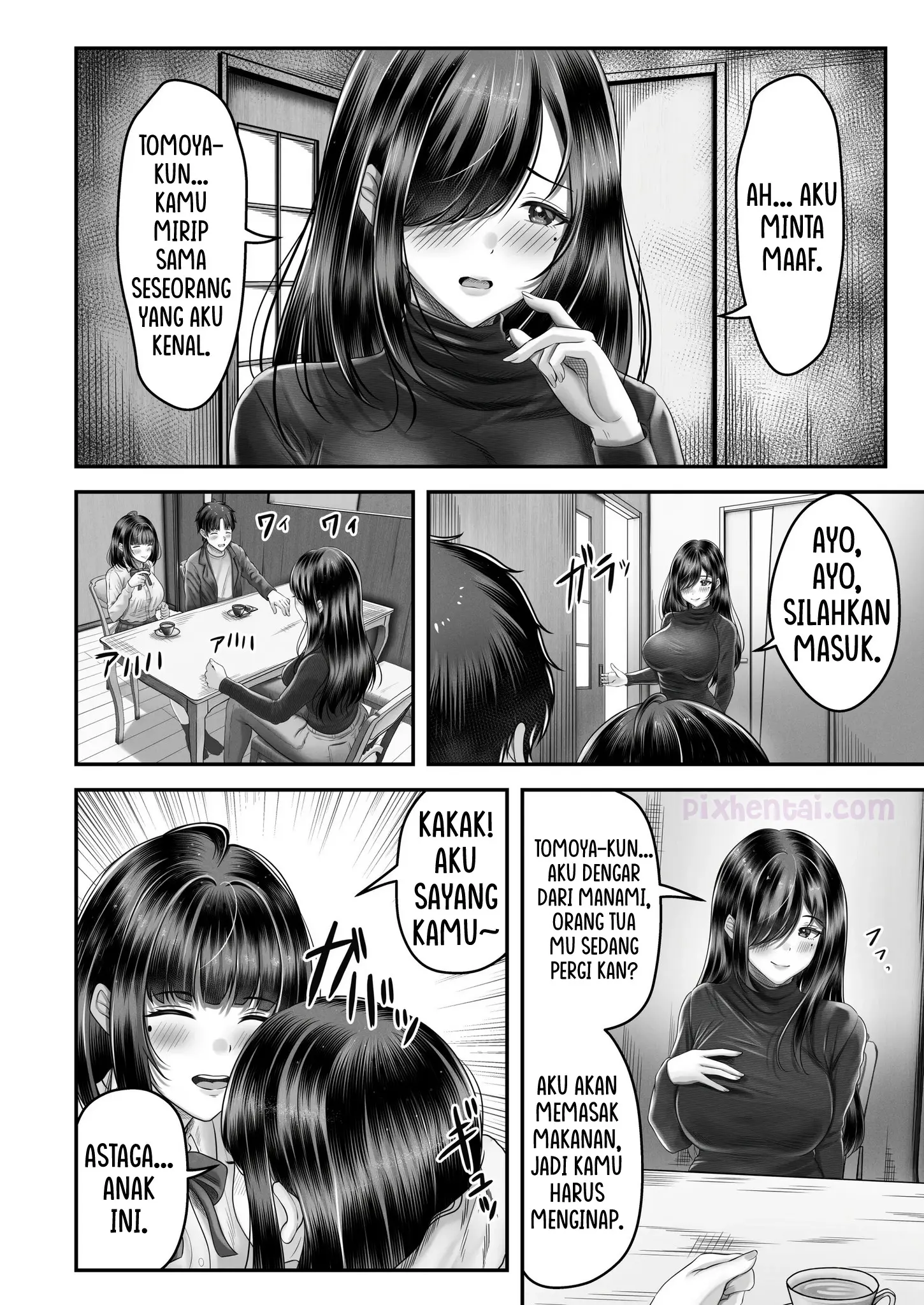 Komik hentai xxx manga sex bokep Having Sex With A Large Age Gap Black-Haired Sisters 25